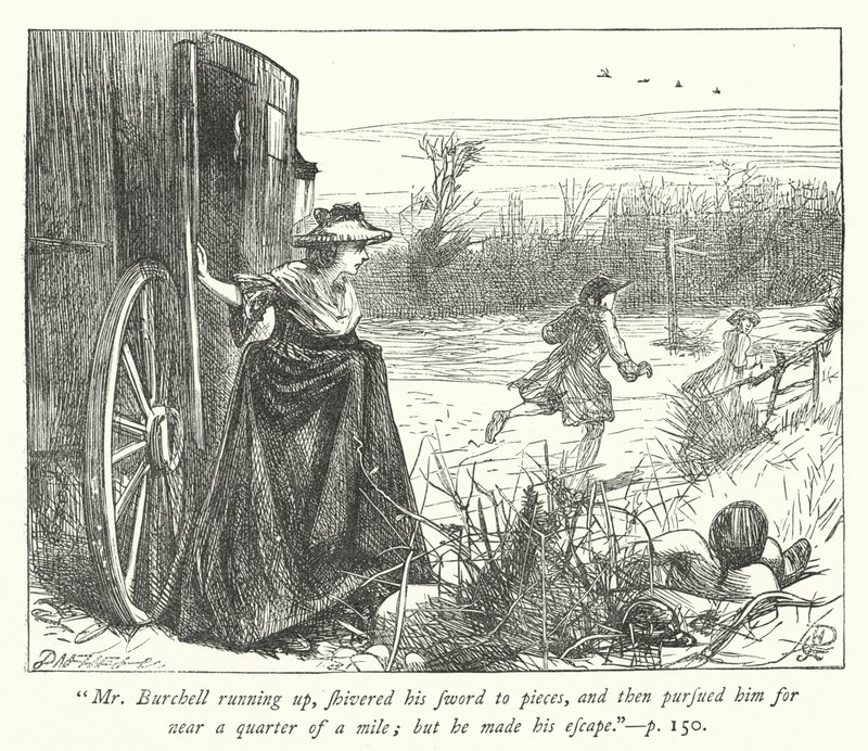 Ilustração para O Vigário de Wakefield (gravura) de George John Pinwell