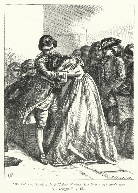 Ilustração para O Vigário de Wakefield (gravura) de George John Pinwell