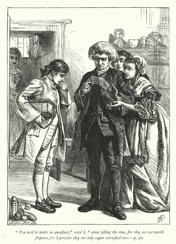 Ilustração para O Vigário de Wakefield (gravura) de George John Pinwell