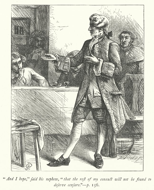 Ilustração para O Vigário de Wakefield (gravura) de George John Pinwell