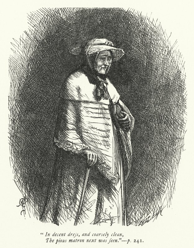 Ilustração para Threnodia Augustalis (gravura) de George John Pinwell