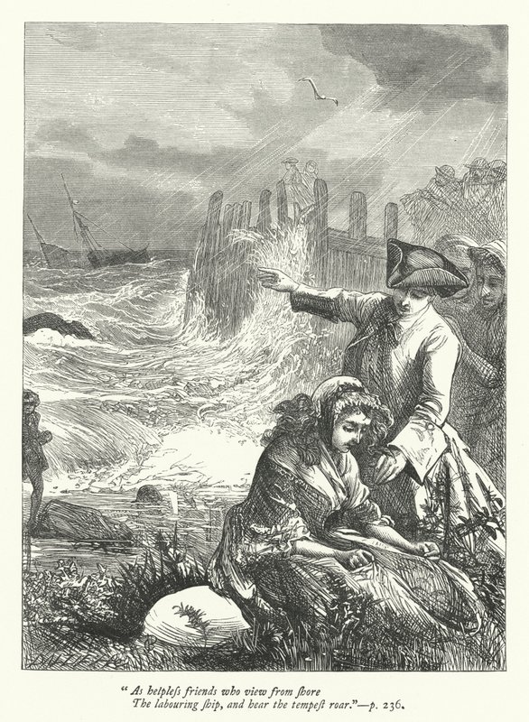 Ilustração para Threnodia Augustalis (gravura) de George John Pinwell