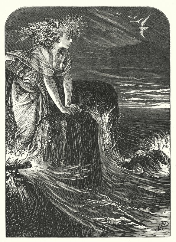 Os Navios Fantasma (gravura) de George John Pinwell