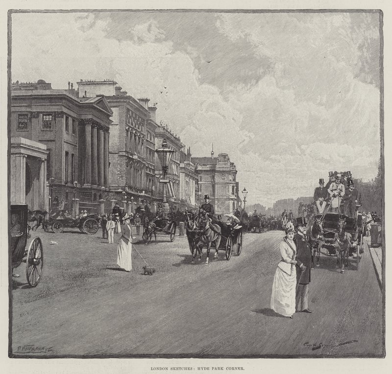 Esboços De Londres, Hyde Park Corner de George L. Seymour