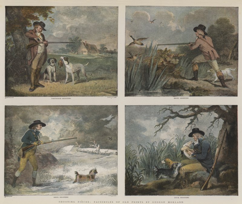 Peças de tiro (cromolitho) de George Morland
