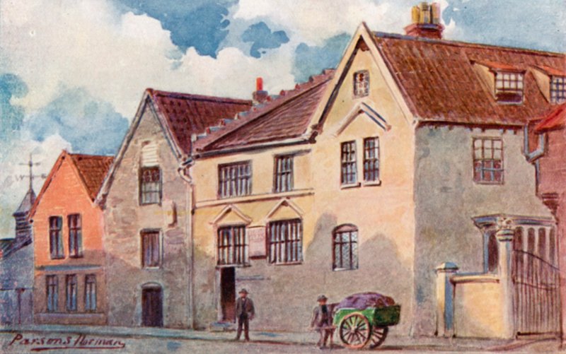 The Old Music House, King Street (cor litho) de George Parsons Norman