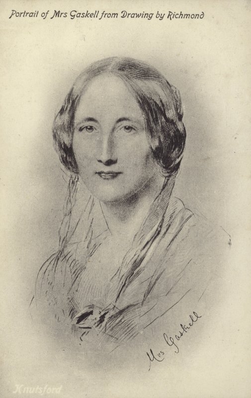 Sra. Gaskell (1810-1865), romancista inglesa e escritora de contos de George Richmond
