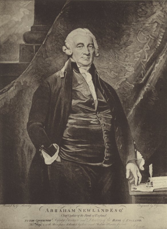 Abraham Newland de George Romney