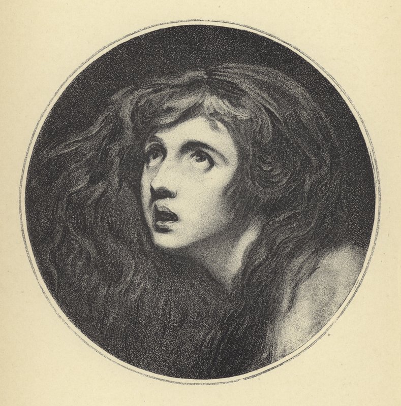 Lady Hamilton como Miranda de George Romney
