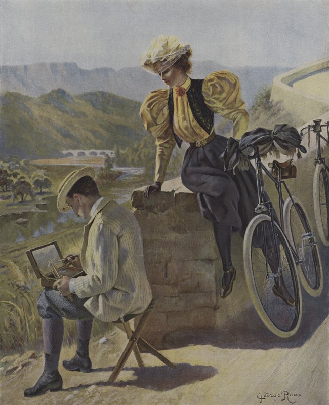 Arte e Bicicleta (Arte e Ciclismo) de George Roux