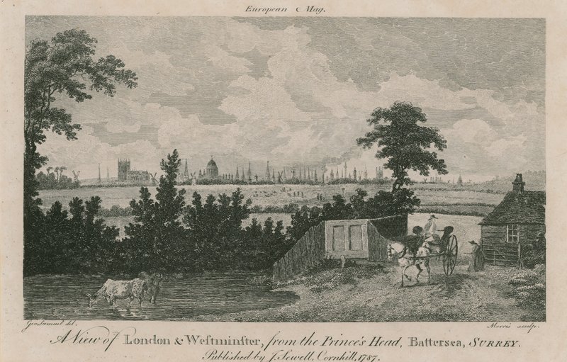 Uma visão de Londres e Westminster de George Samuel Elgood