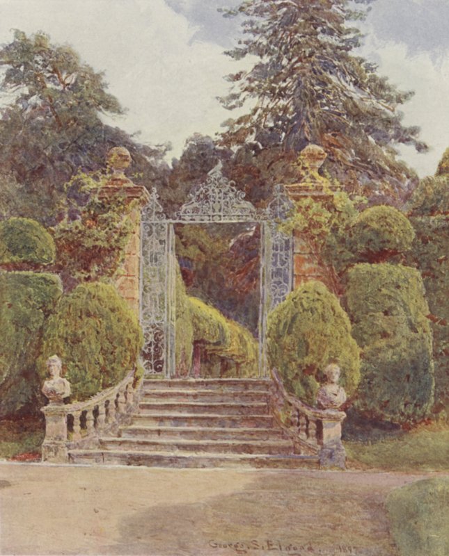 Brockenhurst, o portão do jardim de George Samuel Elgood