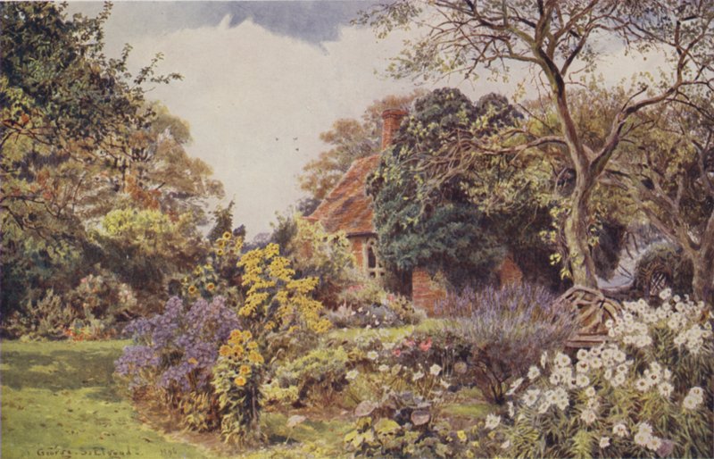 Stone Hall, Easton, o jardim da amizade de George Samuel Elgood