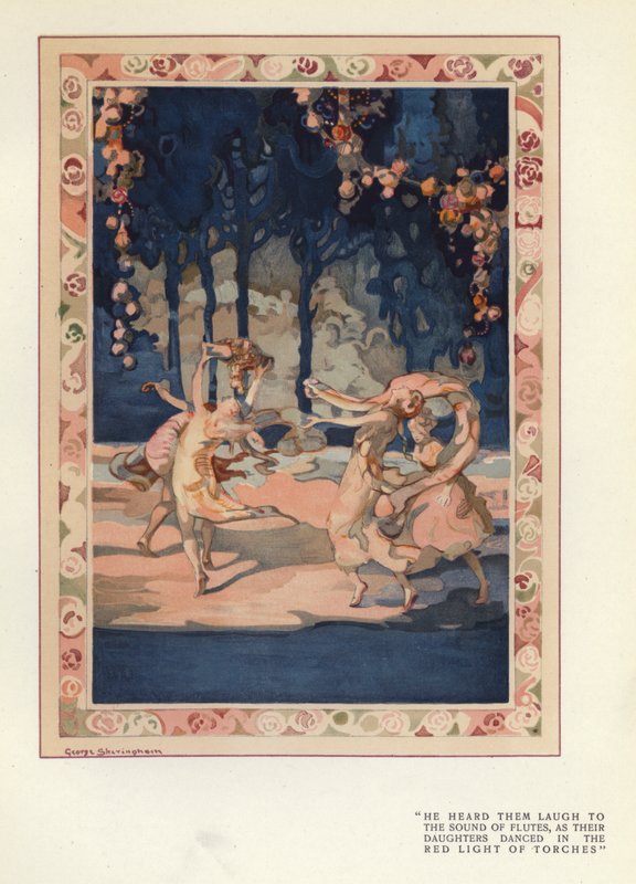 Ilustração para The Happy Hypocrite de Max Beerbohm (cor litho) de George Sheringham