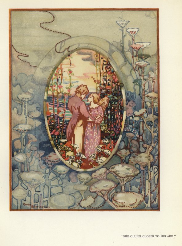 Ilustração para The Happy Hypocrite de Max Beerbohm (cor litho) de George Sheringham