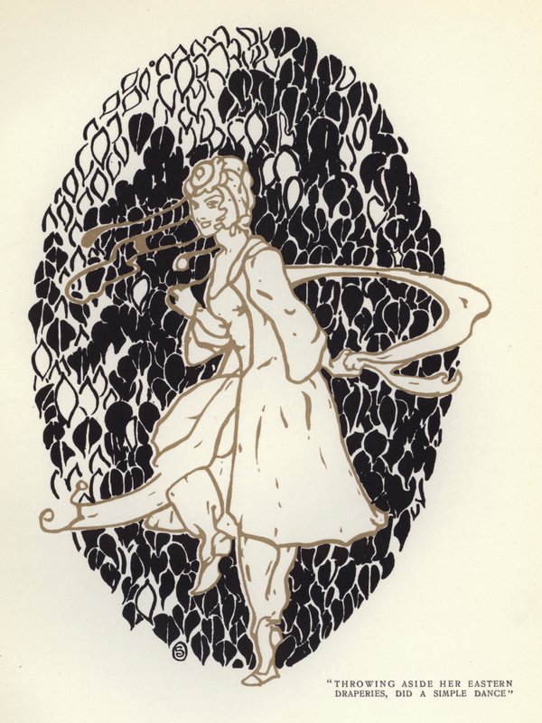 Ilustração para The Happy Hypocrite de Max Beerbohm (cor litho) de George Sheringham