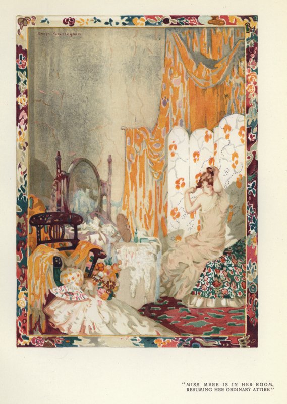 Ilustração para The Happy Hypocrite de Max Beerbohm (cor litho) de George Sheringham