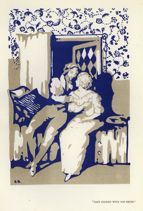 Ilustração para The Happy Hypocrite de Max Beerbohm (cor litho) de George Sheringham