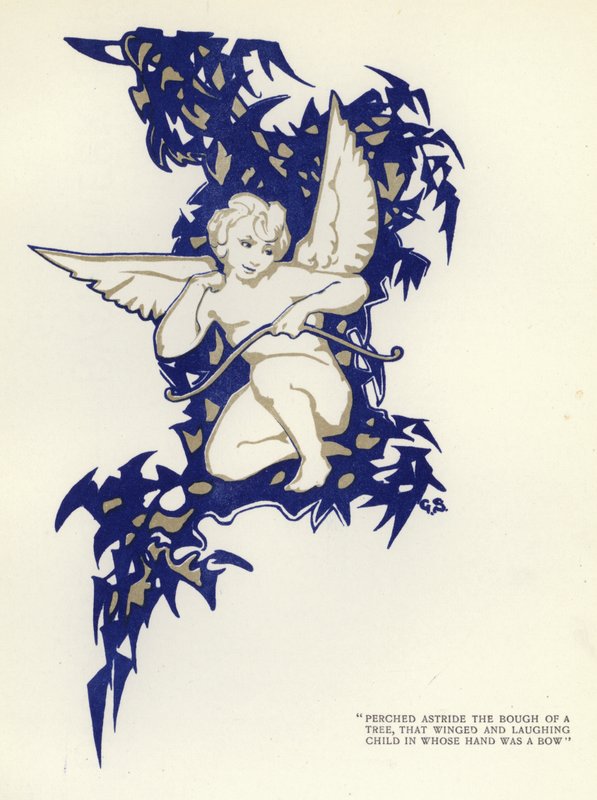 Ilustração para The Happy Hypocrite de Max Beerbohm (cor litho) de George Sheringham