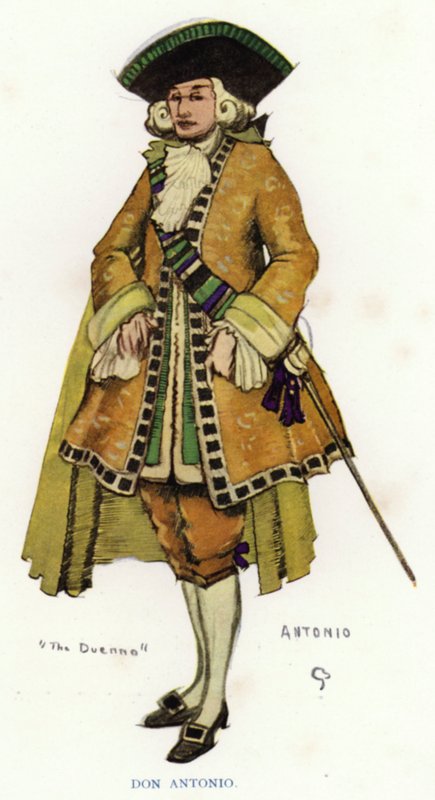 O Duenna de Sheridan: Don Antonio (cor litho) de George Sheringham