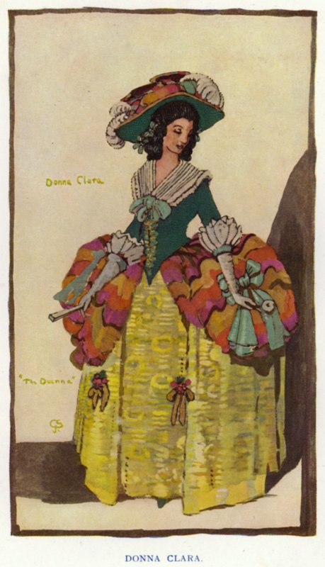 O Duenna de Sheridan: Donna Clara (cor litho) de George Sheringham