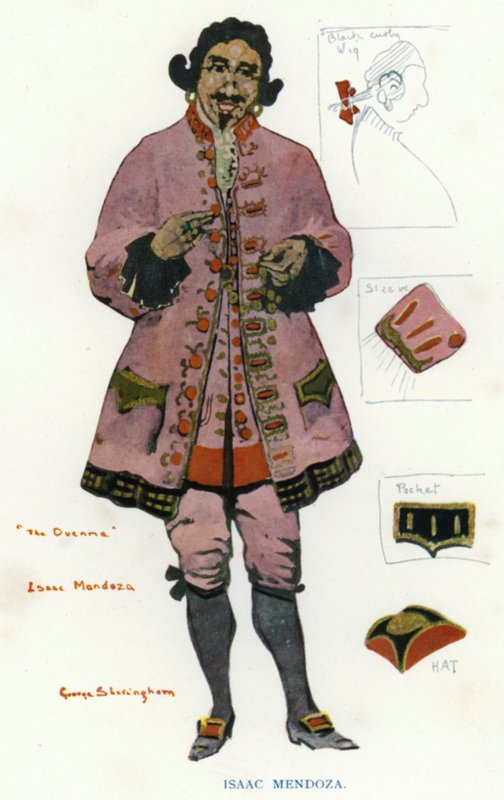 A Duena de Sheridan: Isaac Mendoza (cor litho) de George Sheringham