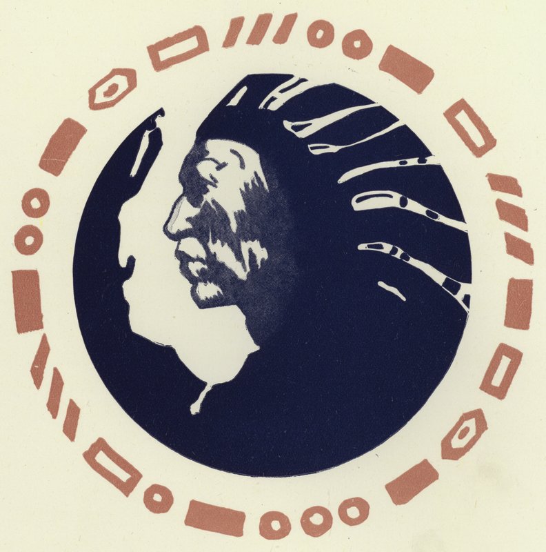 O índio mau (cor litho) de George Sheringham