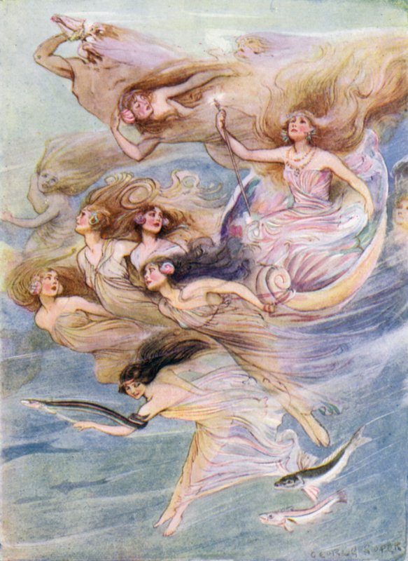 Perseu: Rainha Galatea (cor litho) de George Soper