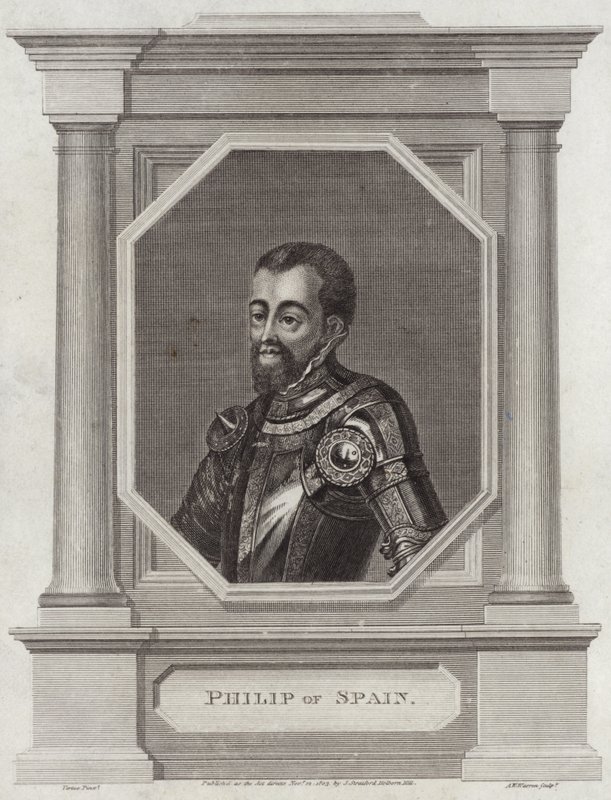 Rei Filipe II de Espanha de George Vertue