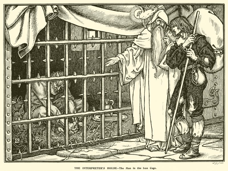 A Casa do Intérprete (gravura) de George Woolliscroft Rhead