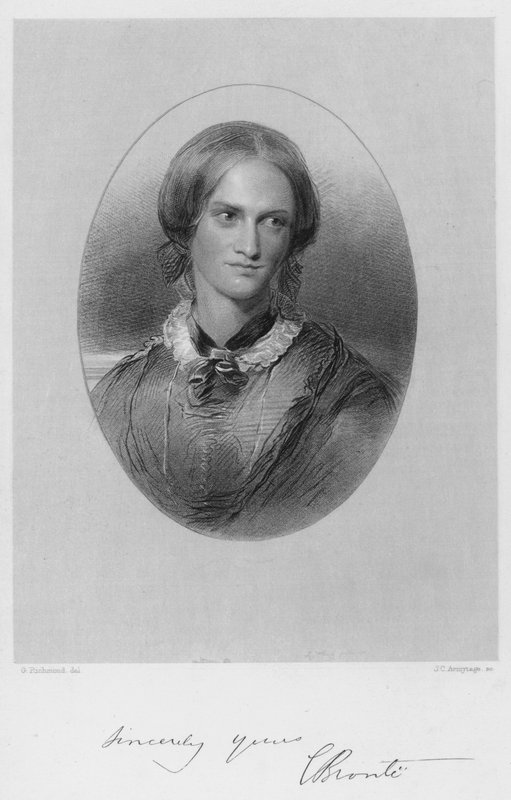Retrato de Charlotte Bronte de George after Richmond