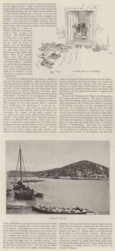 Esboços da Bósnia de Georges Bertin Scott