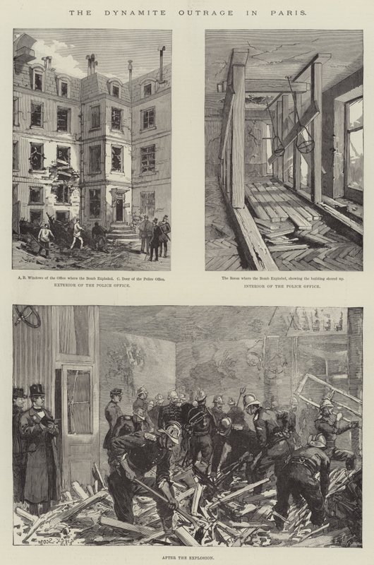 A indignação da dinamite em Paris de Georges Bertin Scott