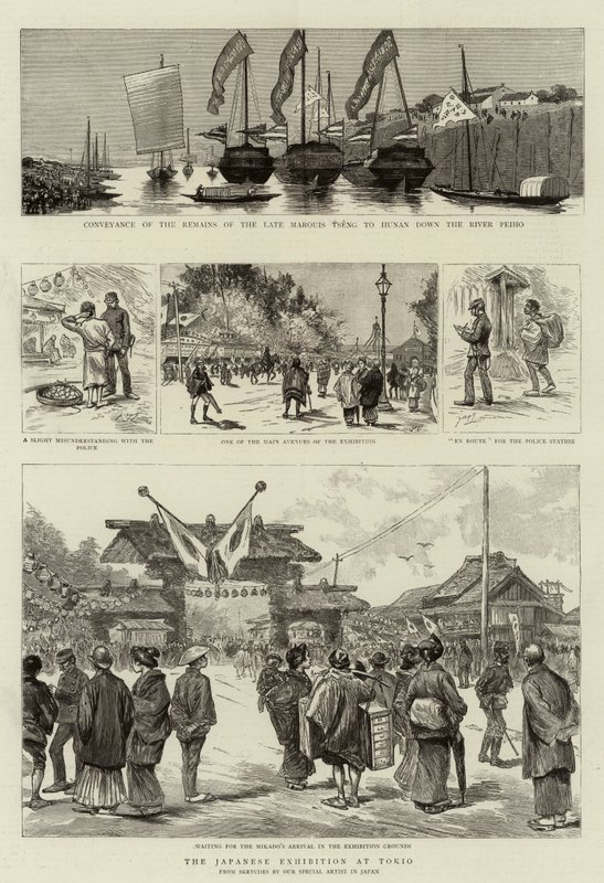 A exposição japonesa no Tokio de Georges Ferdinand Bigot