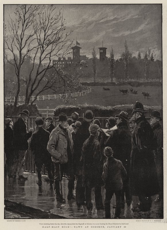 Half-Mast High, Dawn at Osborne, 23 de janeiro de Georges Bertin Scott