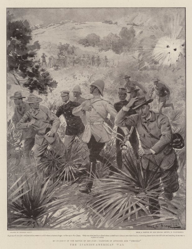 A guerra hispano-americana de Georges Bertin Scott