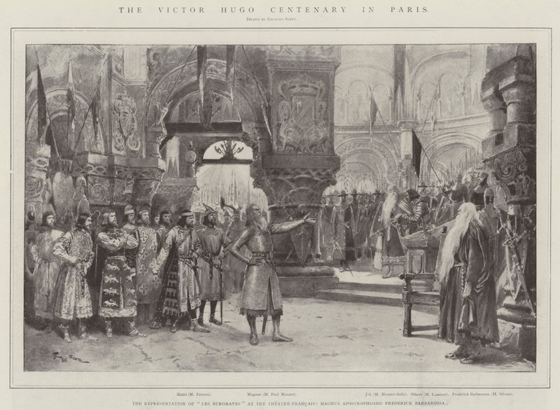 O centenário de Victor Hugo em Paris de Georges Bertin Scott