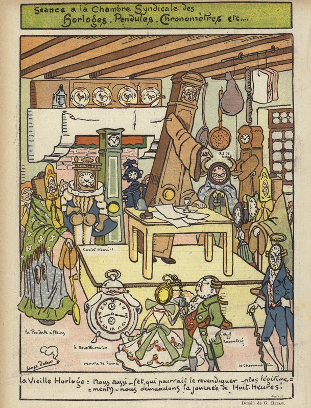 Ilustração para o riso de Georges Delaw