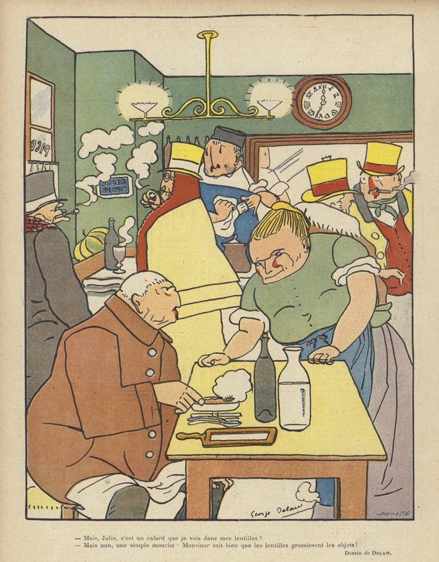 Ilustração para o riso de Georges Delaw