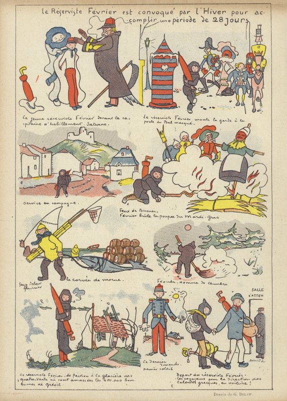 Ilustração para o riso de Georges Delaw