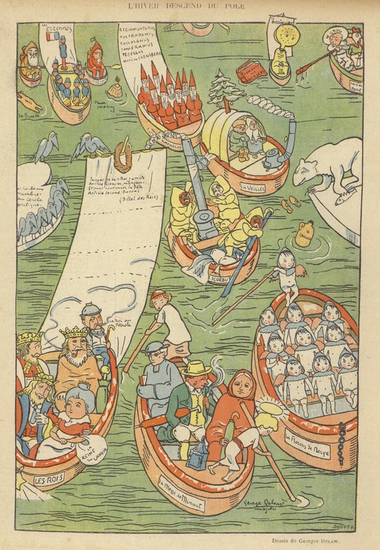 Ilustração para o riso de Georges Delaw