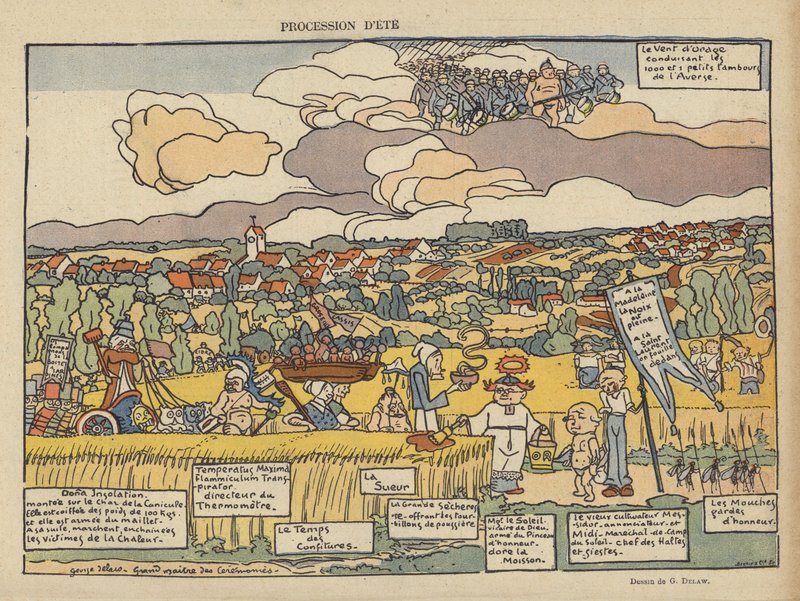 Ilustração para o riso de Georges Delaw