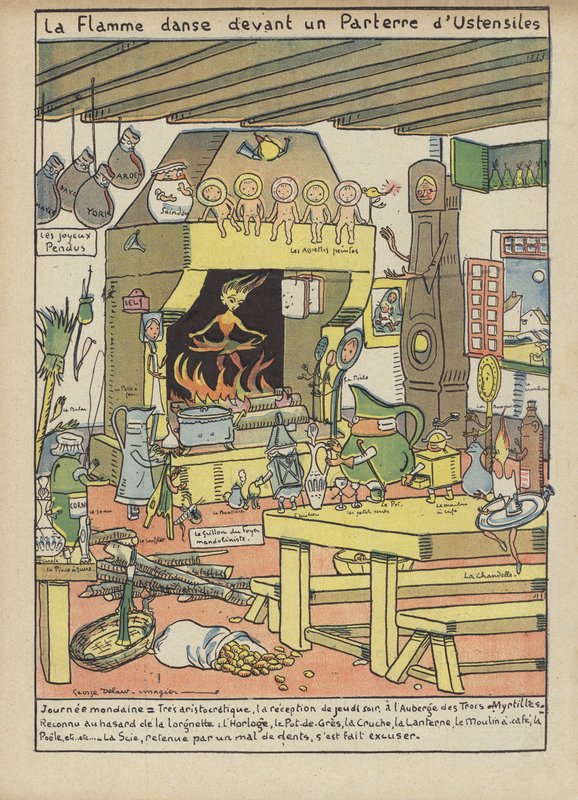 Ilustração para o riso de Georges Delaw