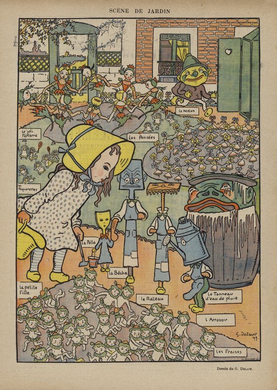 Ilustração para o riso de Georges Delaw
