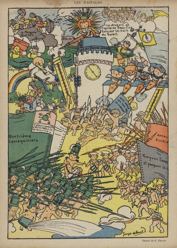 Ilustração para o riso de Georges Delaw