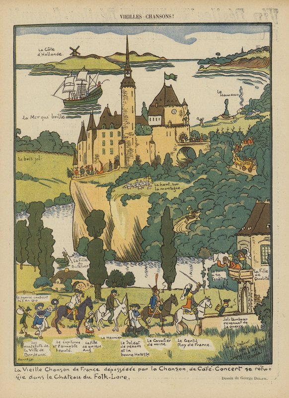 Ilustração para o riso de Georges Delaw