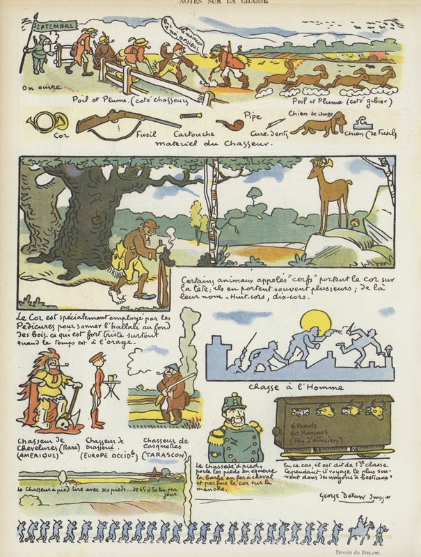 Ilustração para o riso de Georges Delaw