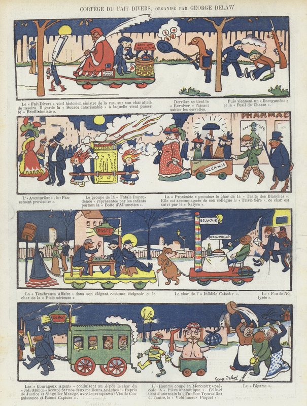 Ilustração para o riso de Georges Delaw