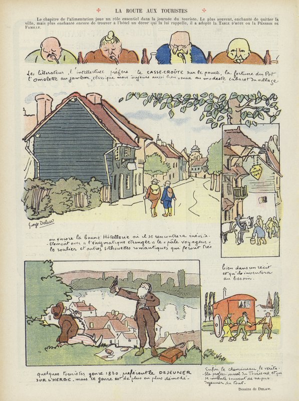 Ilustração para o riso de Georges Delaw