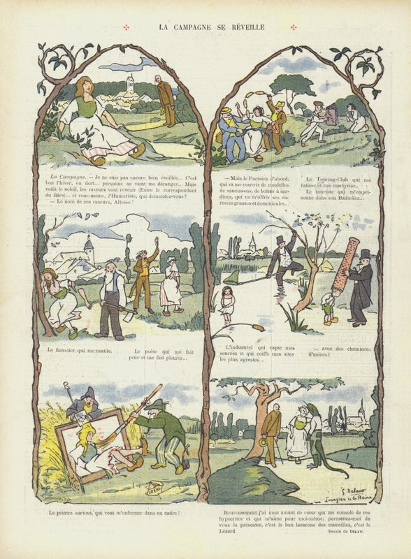 Ilustração para o riso de Georges Delaw